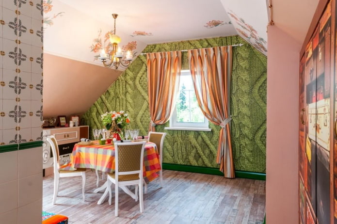 photo wallpaper by the window