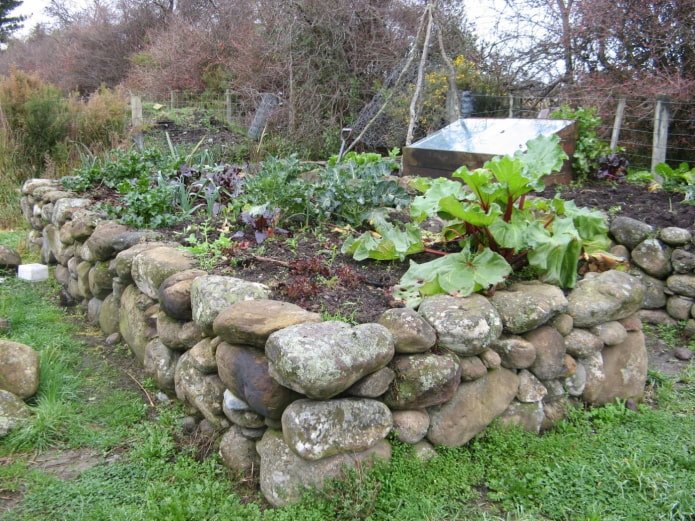 high stone beds