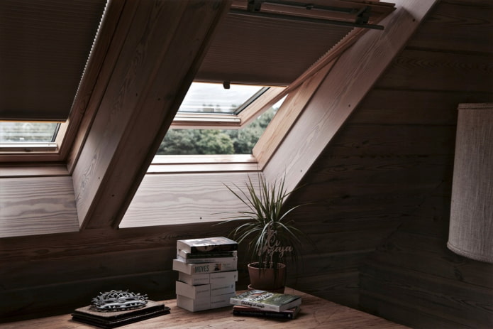 Blinds on a frame