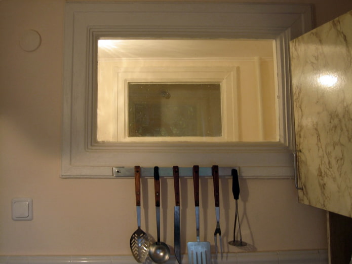 Windows in the bathroom