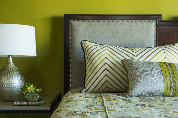 Gray-olive interior