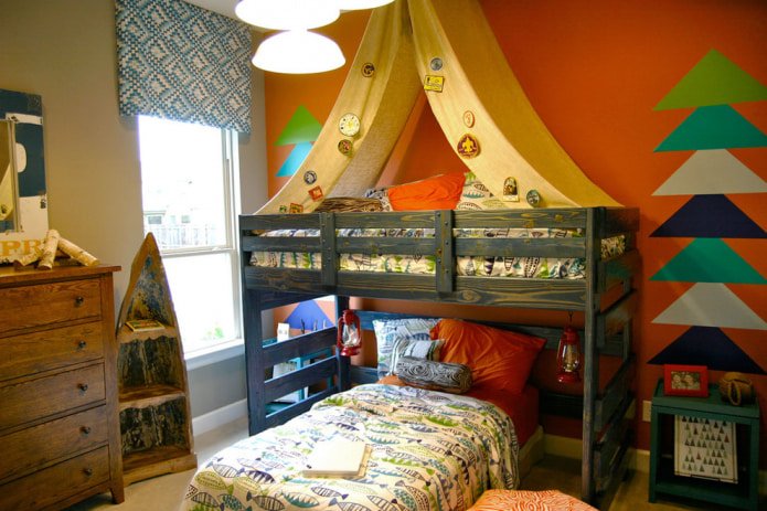 country style children's room