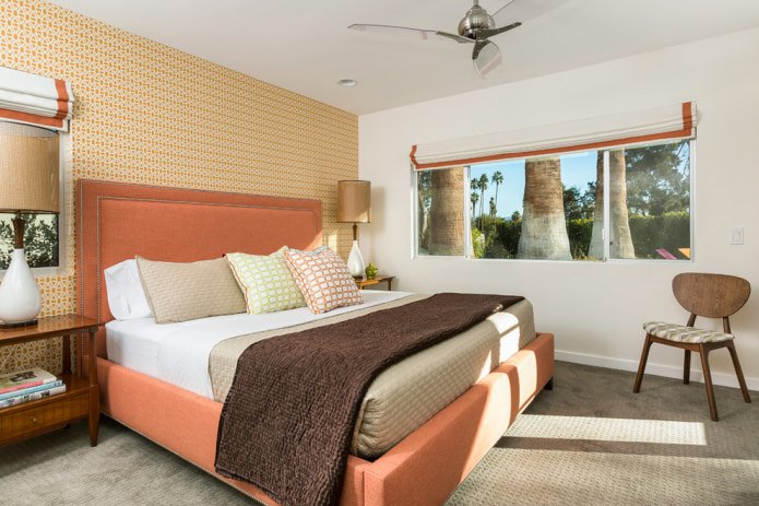 wallpaper in the bedroom