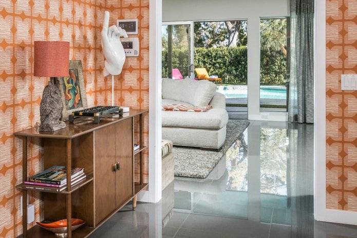 wallpaper in orange colors