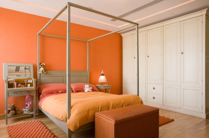 orange walls