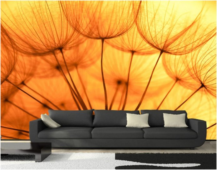 Wallpaper with 3D image