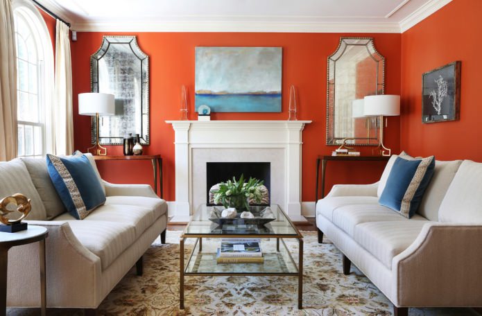 Classic style in the living room