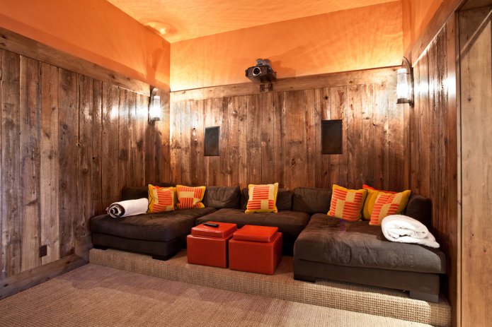 orange ceiling