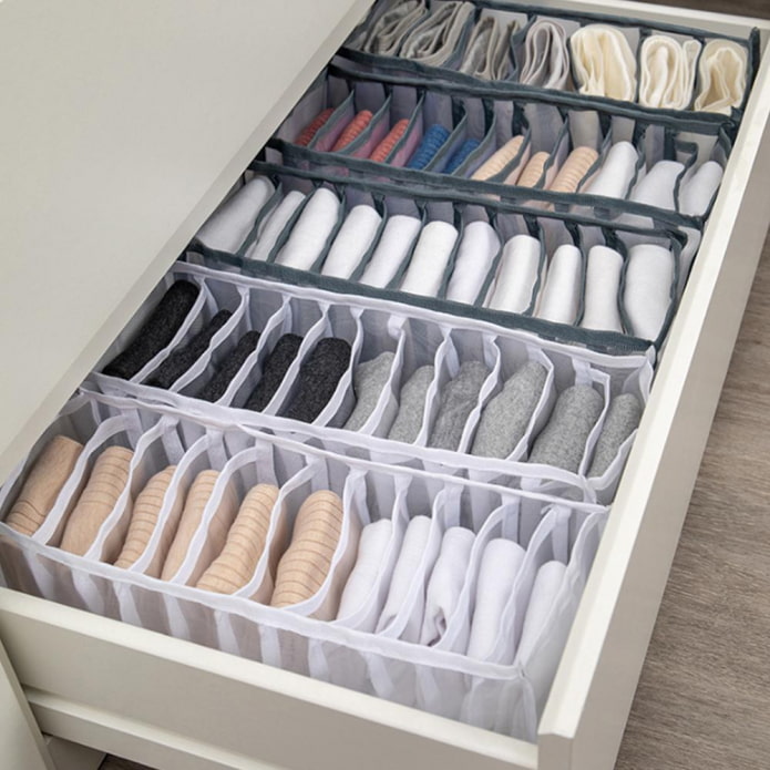 Underwear in the closet