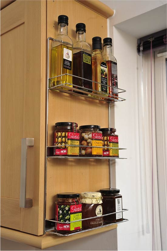 Shelves for spices