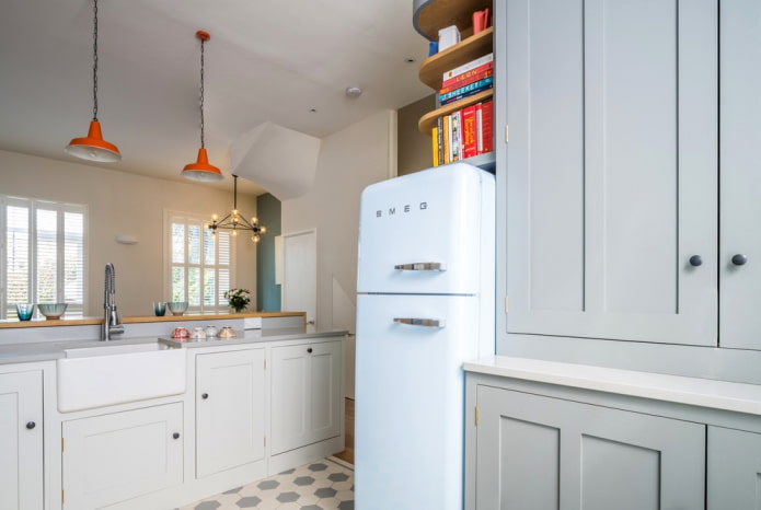 Shelf above refrigerator