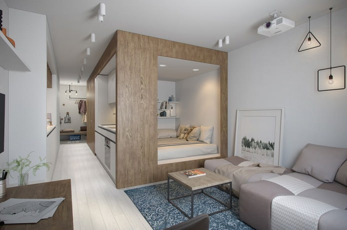 beautiful small apartment 30 sq. m.