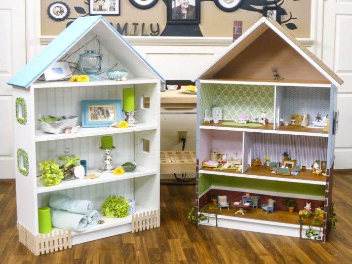 Houses from the Billy Shelf