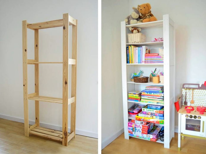 Repainting the Albert shelving unit