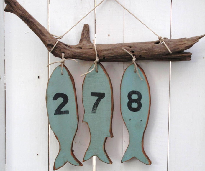 Homemade house sign