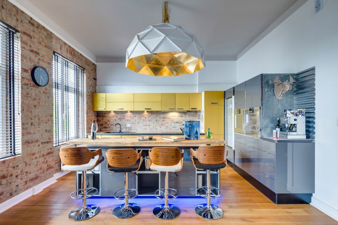 bar stool in the interior