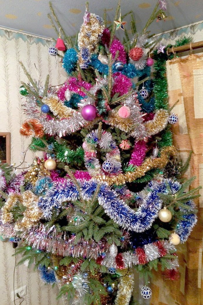 Lots of tinsel