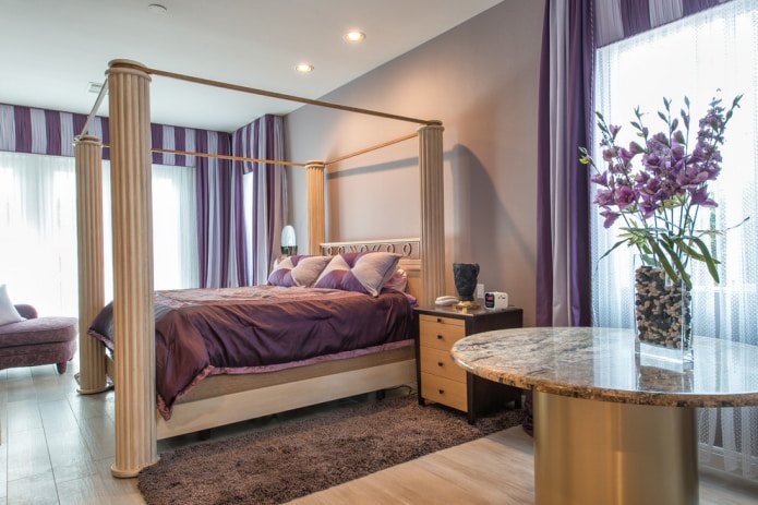 lavender bedroom