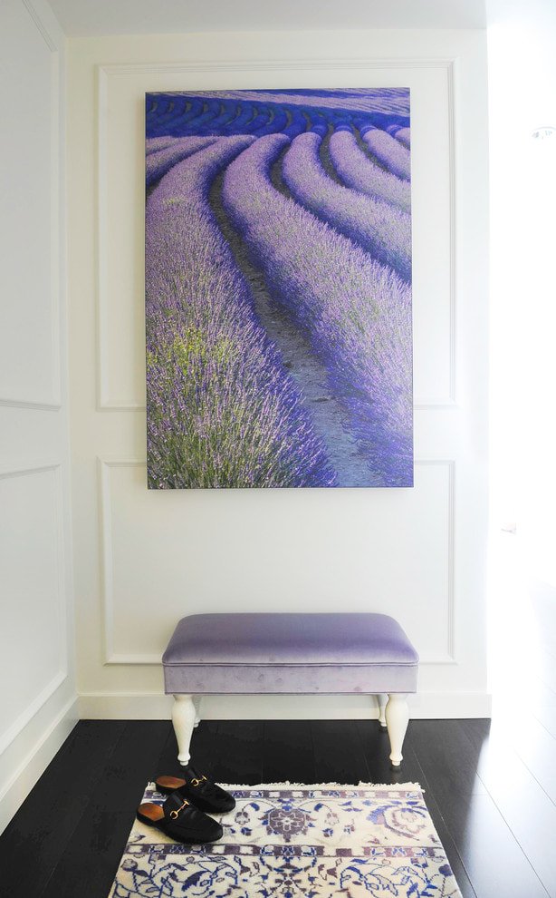painting with lavender