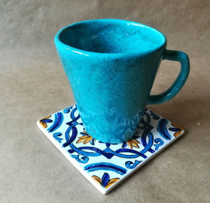 Painted cup holder