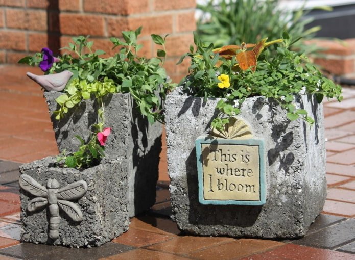 Box flowerpot
