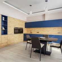 How to organize lighting in a kitchen with a stretch ceiling?-1