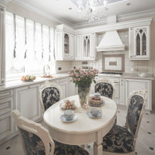 How to organize lighting in a kitchen with a stretch ceiling?-5