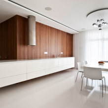 How to organize lighting in a kitchen with a stretch ceiling?-6