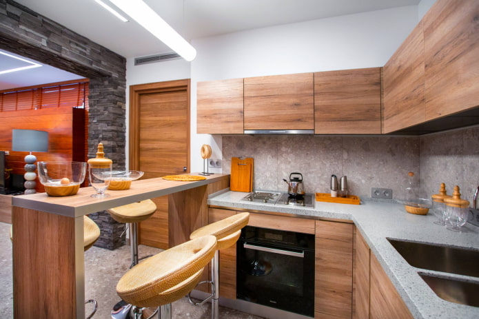 Kitchen Lighting in a Studio Apartment