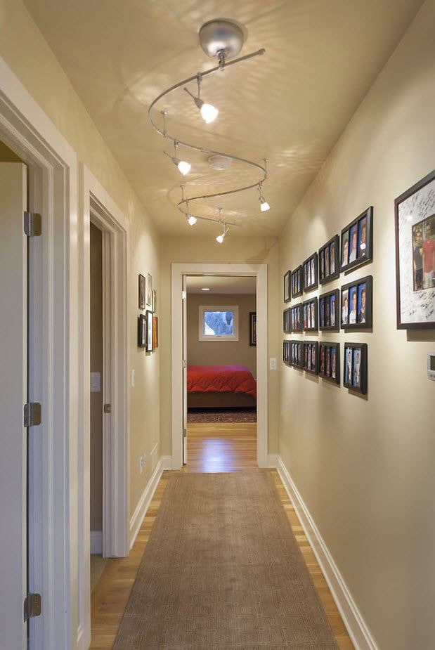 lighting in the interior of the hallway