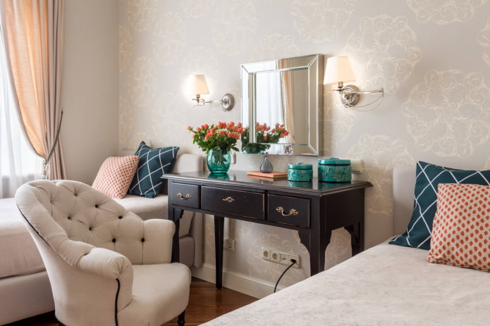 Dressing table lighting