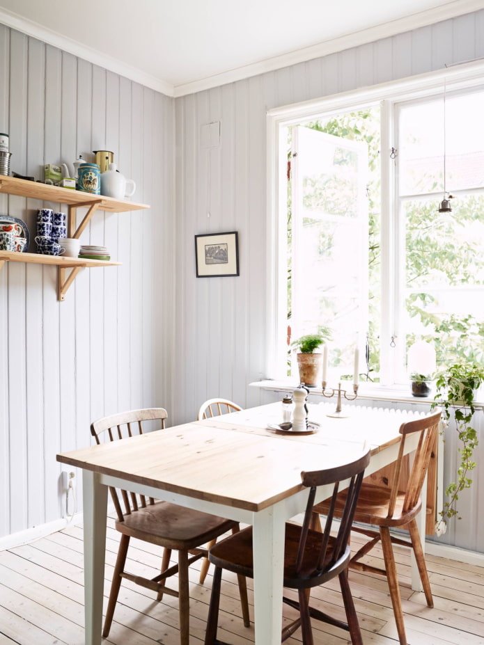 Gray PVC panels