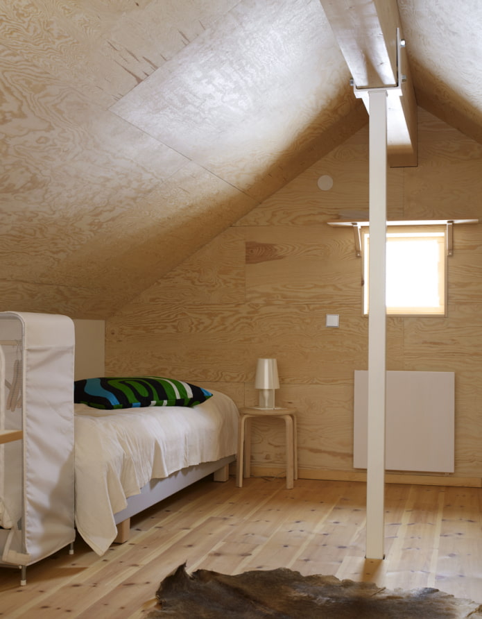 finishing the attic with plywood
