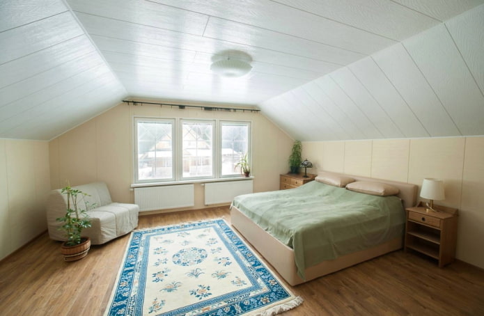 PVC panels for the ceiling