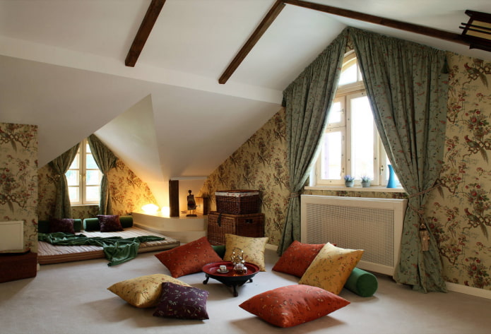 wallpaper in the attic