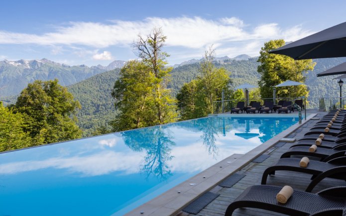 gorgeous view from the pool