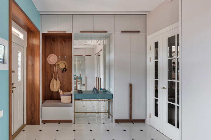 spacious hallway in the house