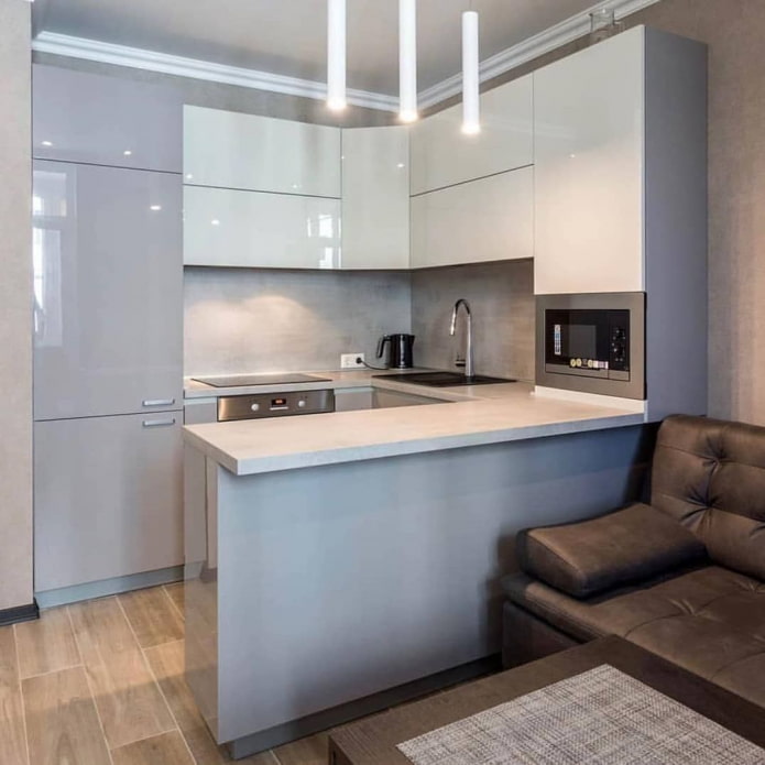 light kitchen area