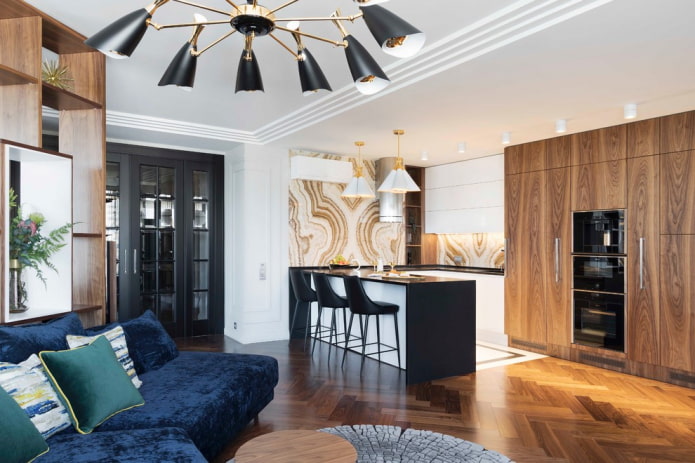 kitchen-living room