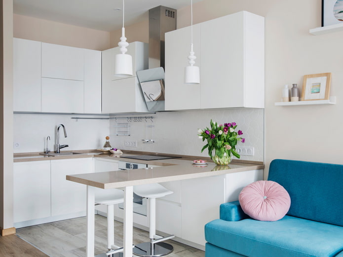 kitchen-living room