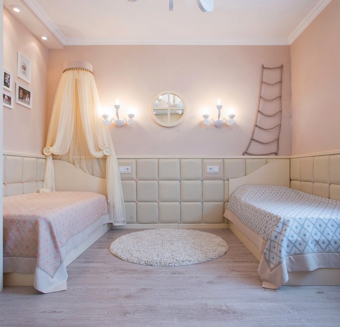 soft panels and paint in the nursery