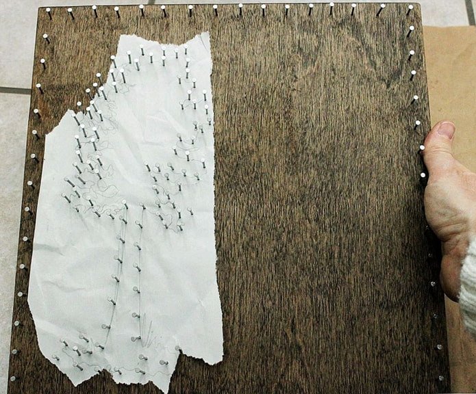 Hammered nails