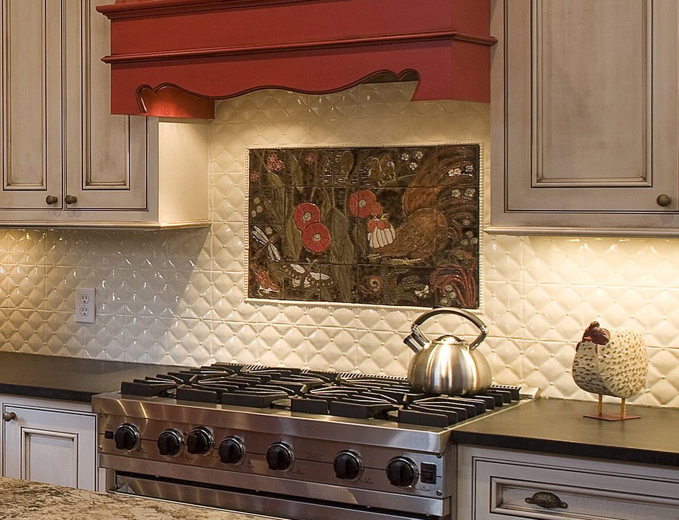 panel in the interior of the kitchen