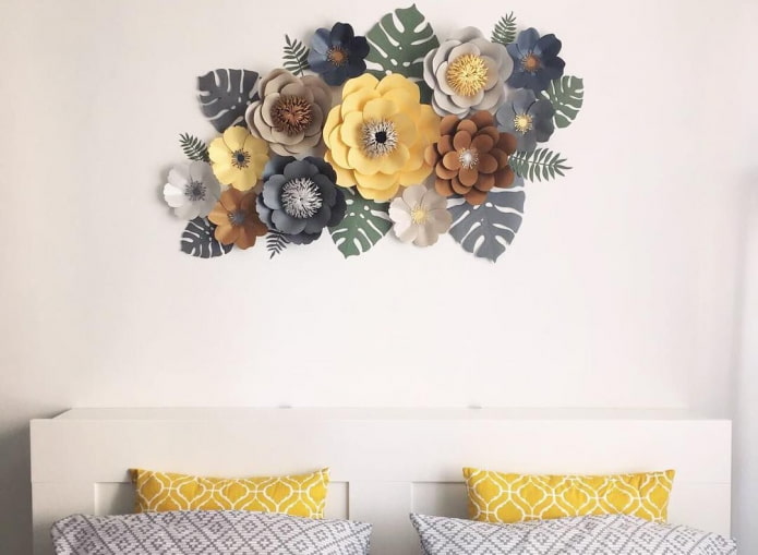 paper wall panel in the interior