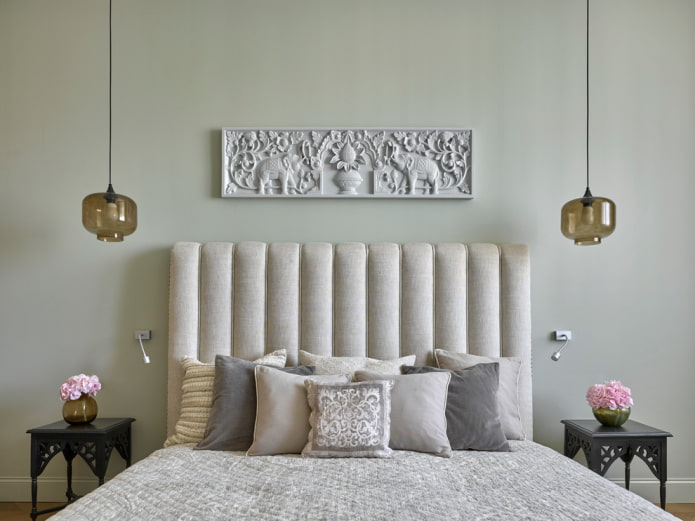 gypsum wall panel in the interior