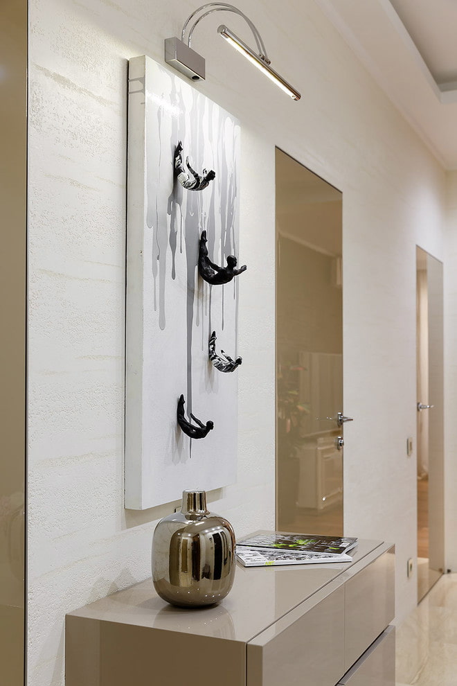 3D wall panel in the interior