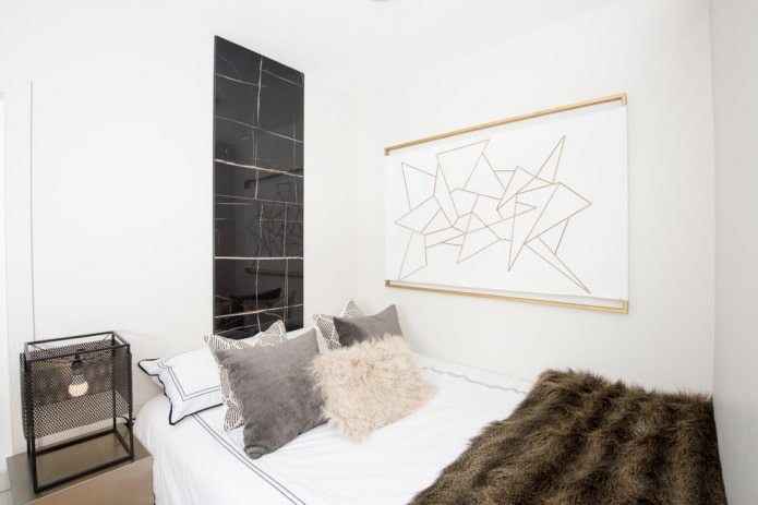 wall panel with abstraction in the interior