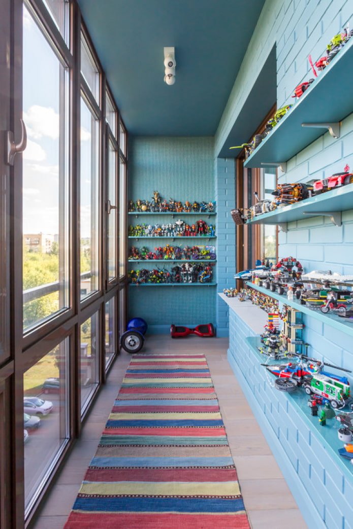 playroom on the loggia