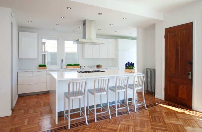 combined parquet laying method