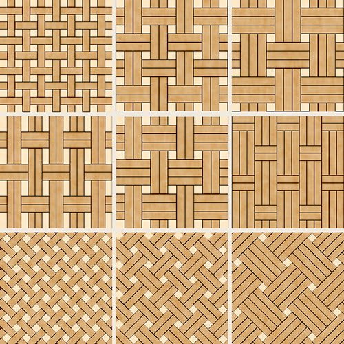 laying wickerwork (basket)